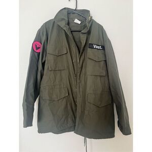 Vast. Green Military-Style Jacket NEW